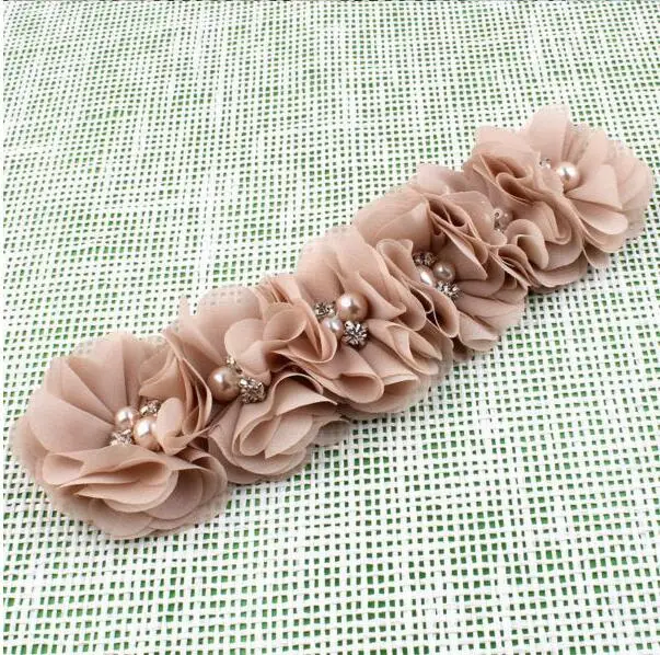 12Pc/lot Tulle Candy Flower Baby Headband Stretchy Nylon Girls Hairband Rainbow Children Headwraps Hair Accessoires |