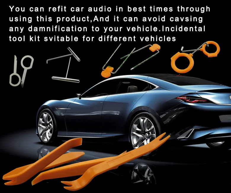 Автомобильные аксессуары 12 шт./компл. Автомобильная магнитола панель дверь зажим