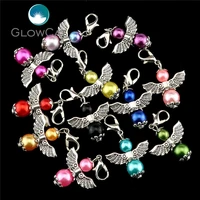 12pcslot charm guardian angel wings pendant diy fashion jewelry 3422mm diy pendants accessories for jewelry 22554
