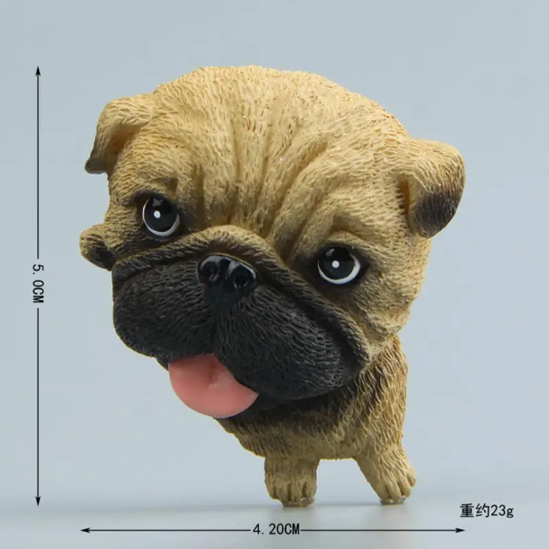 3D забавная собака магнит на холодильник Мультяшные холодильники сувенирные