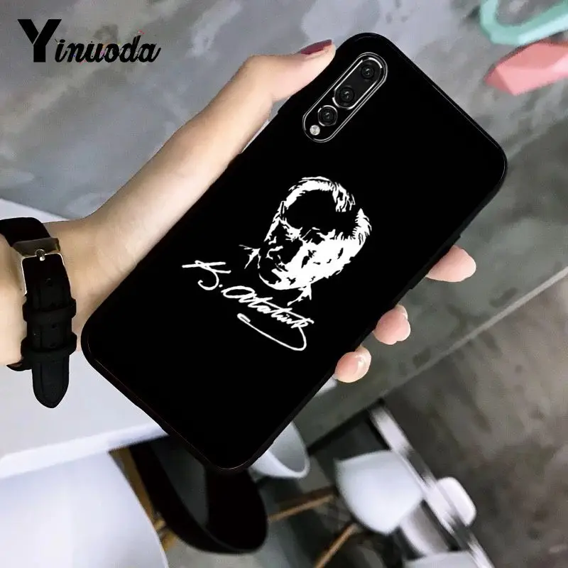 Yinuoda Турция Mustafa Kemal Ataturk чехол для телефона Huawei P9 P10 Plus Mate9 10 Mate10 Lite P20 Pro Honor10 View10 |