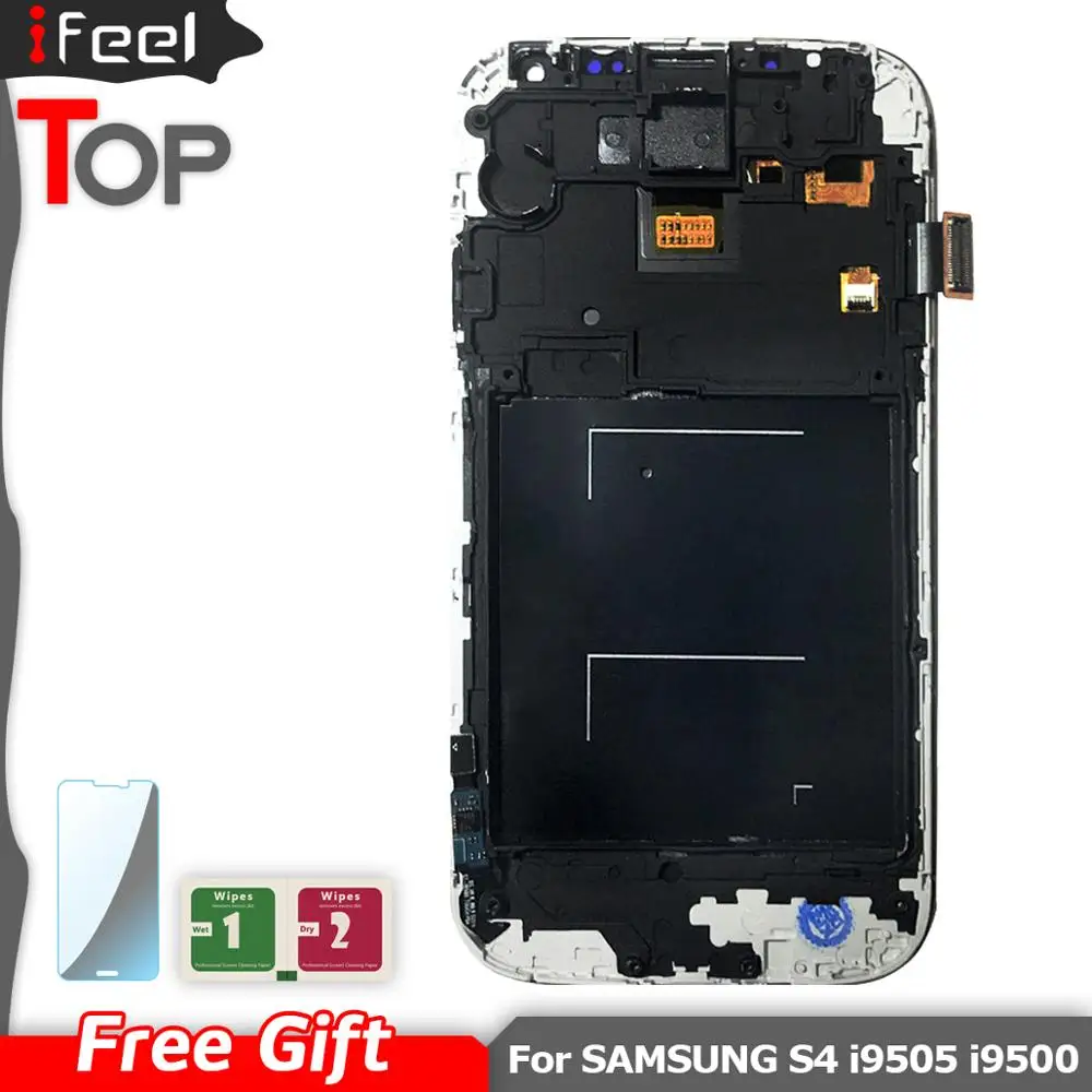 Для Samsung Galaxy S4 GT i9505 i9500 ЖК дисплей сенсорный экран дигитайзер для запасные
