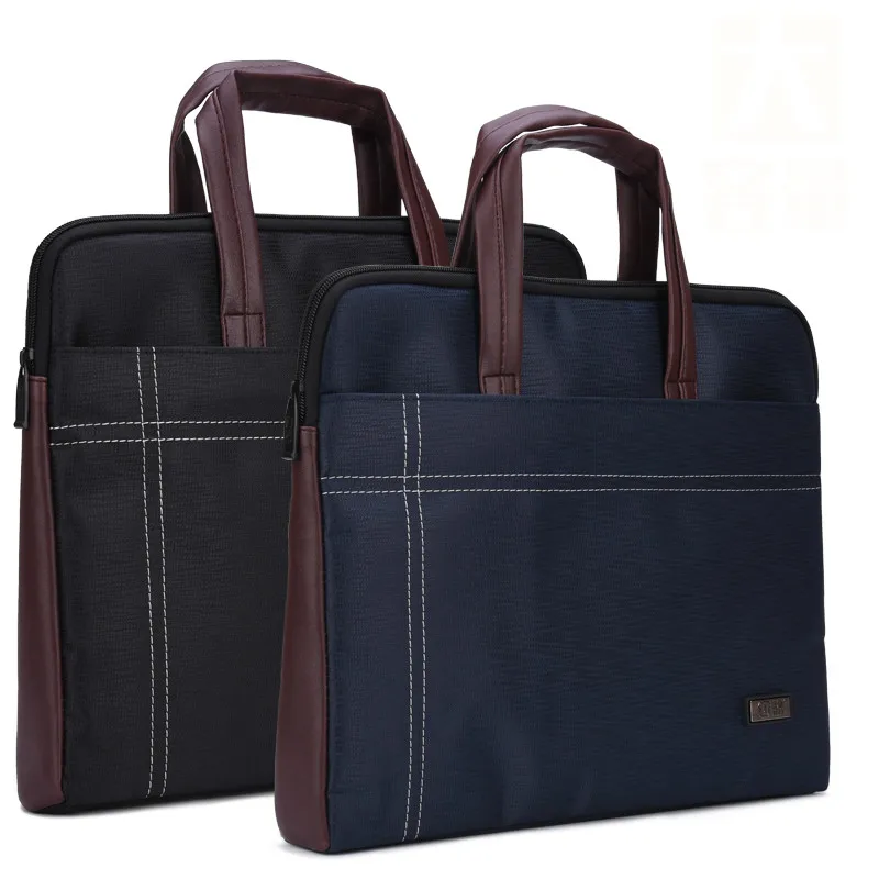 Переносная Сумка для документов A4 большая широкая тканевая бизнес сумка из ткани