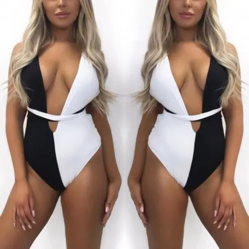 Хит продаж женский слитный купальник бикини с пуш ап и подкладкой бандажный