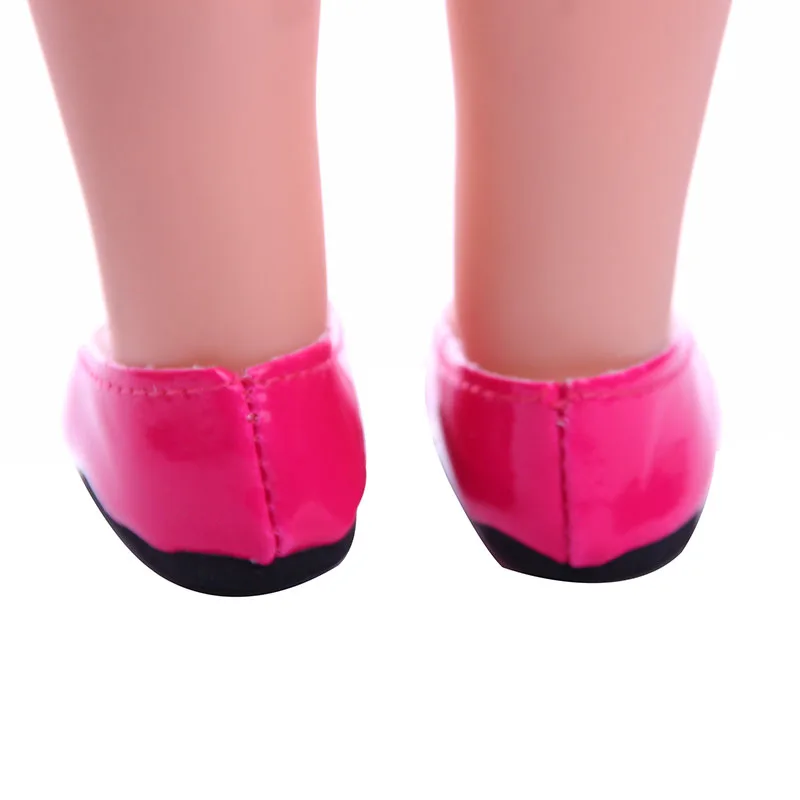 LUCKDOLL 5 цветов новые милые дикие маленькие кожаные туфли подходит для 14,5 дюймов куклы аксессуары, игрушки для девочек, поколение, подарок на день рождения