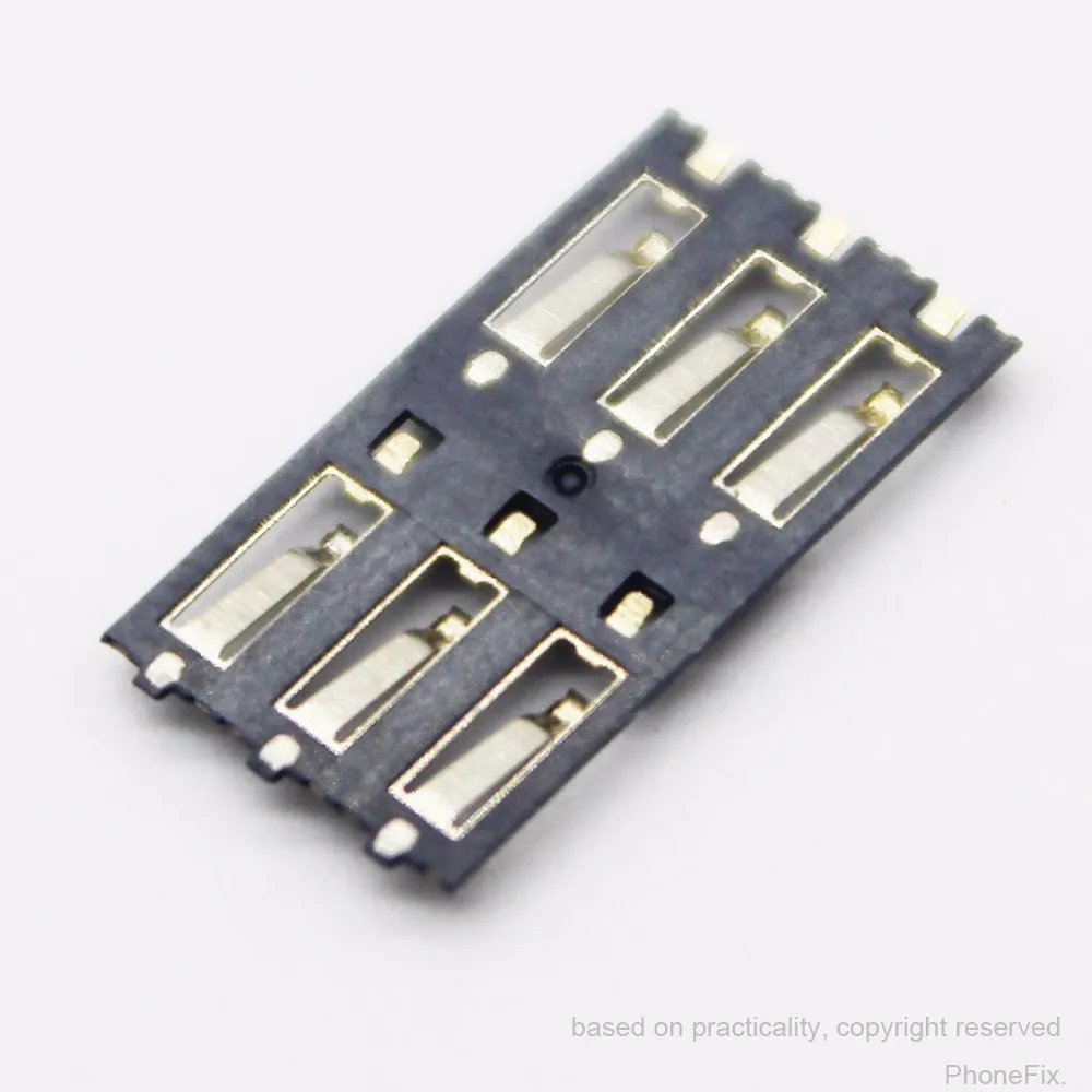 

100 шт./лот Новый считыватель SIM-карт, контактный модуль для Nokia Lumia 800 900 920 925