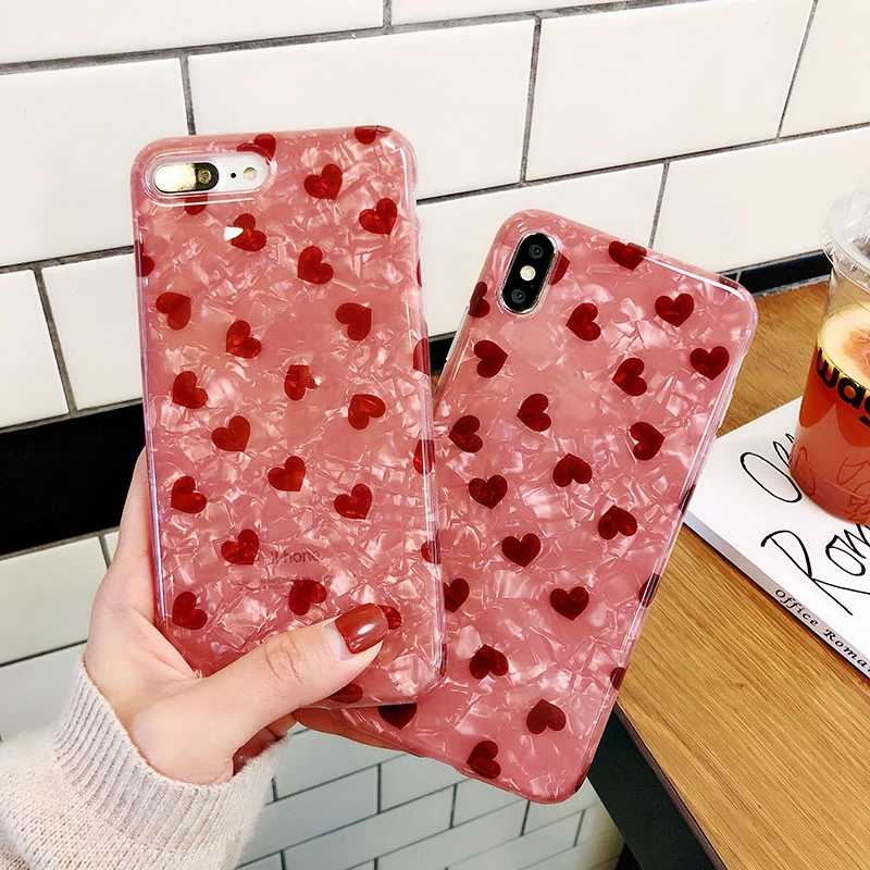 Милый чехол для iPhone XS Max мраморный мягкий XR X 7 8 6 Plus XS/XR/X |