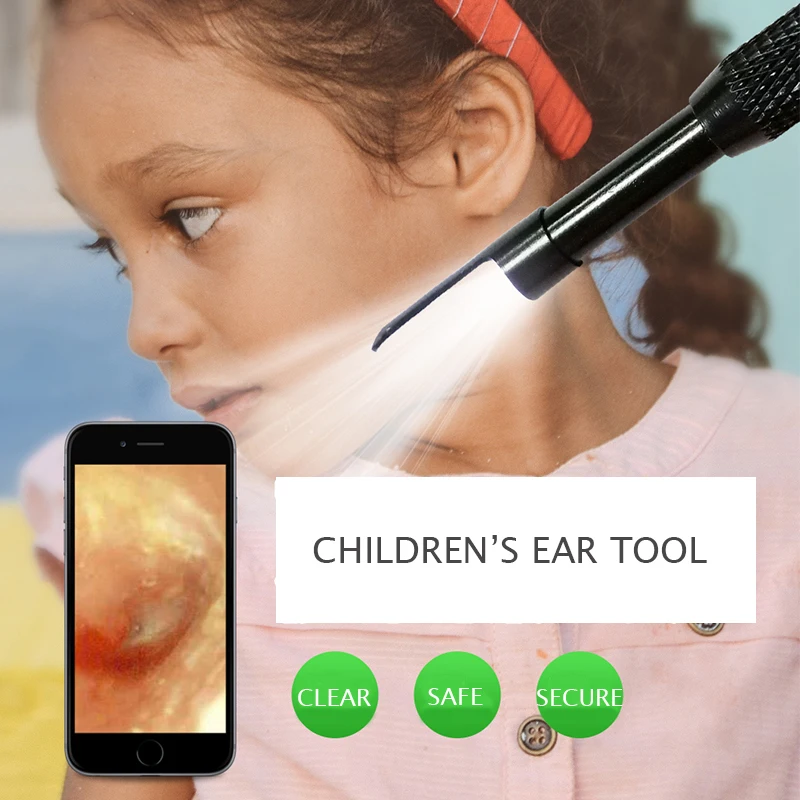 3 in 1 USB OTG Visual Ear Cleaning Endoscope Spoon Functional Diagnostic Tool Cleaner Android type-c Camera Pick | Безопасность и