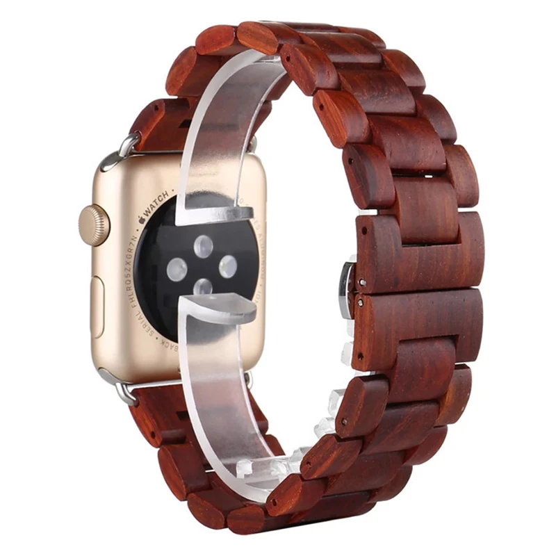 Новый высококачественный ремешок для часов деревянный 24 мм 42 Apple iwatch Series2 Смарт