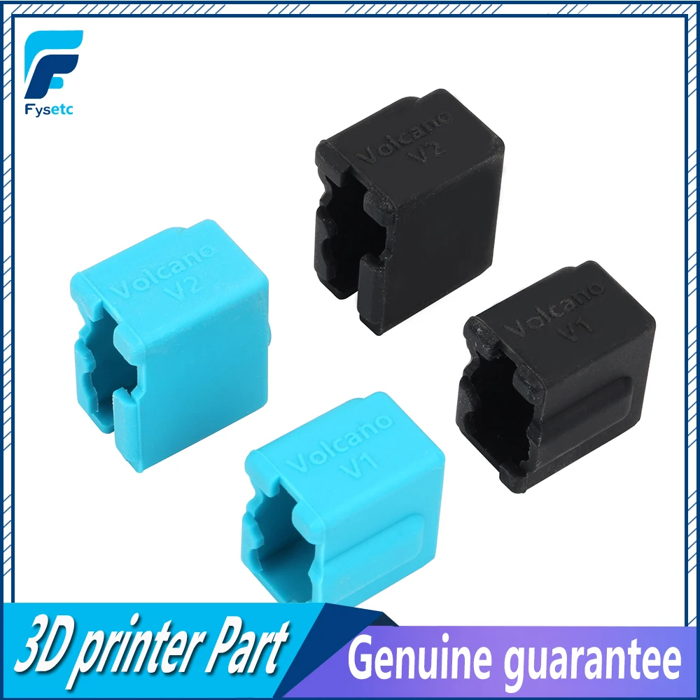 Силиконовый носок для E3D V6 PT100 MK7 MK8 MK9 MK10 Volnaco 1,75 3,0 мм Силиконовые носки с подогревом блок нагреватель силиконовая изоляционная крышка
