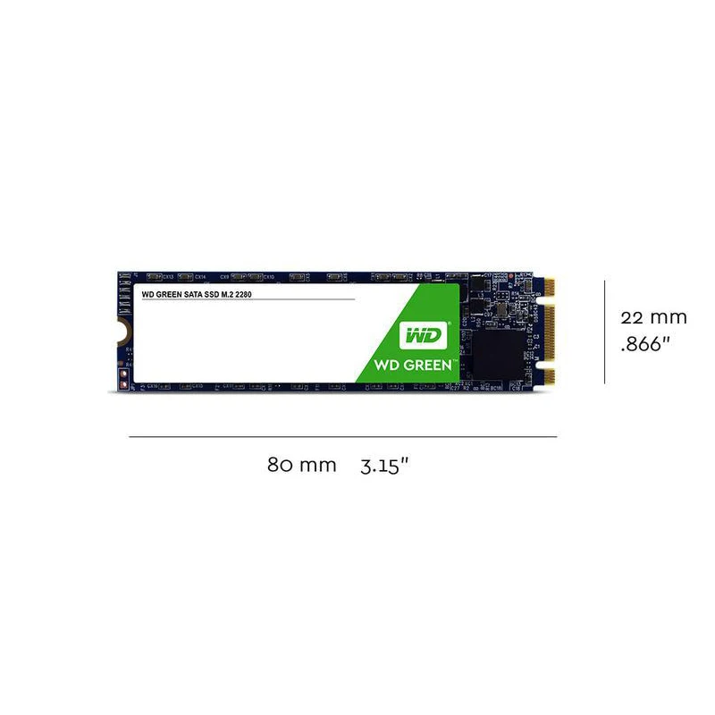 Внутренний твердотельный накопитель Western Digital WD Green SSD 120 ГБ 240 TLC M.2 2280 дюйма |
