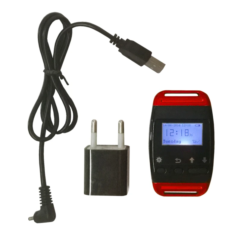 Вибрирующий пейджер для часов вибрирующий звук беспроводной системы вызова