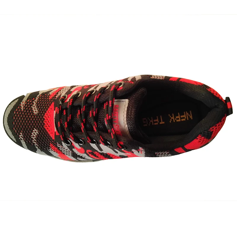 Мужские модные удобные ботинки со стальным носком большие размеры|Защитная