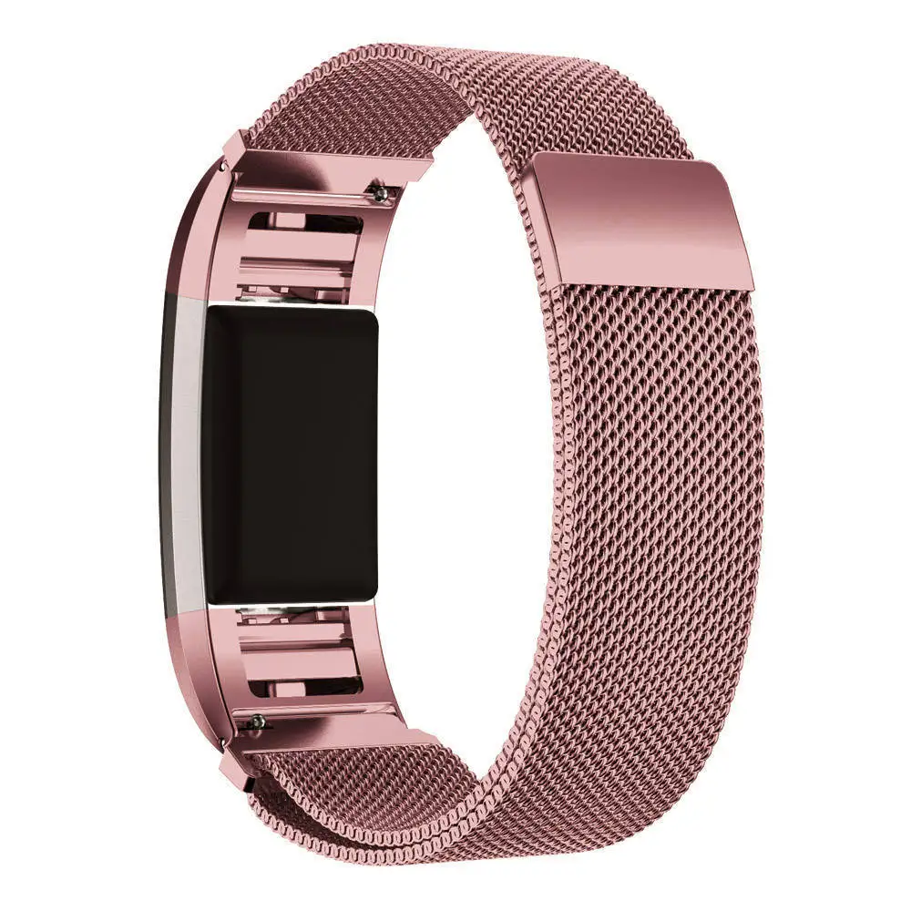 Магнитный ремешок из нержавеющей стали для Fitbit Charge 2 сменный fitbit Charge2 браслет