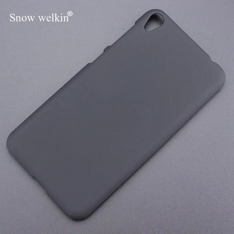 Прорезиненный матовый пластиковый жесткий чехол Snow Welkin для Asus Zenfone 3 Go Live ZB501KL
