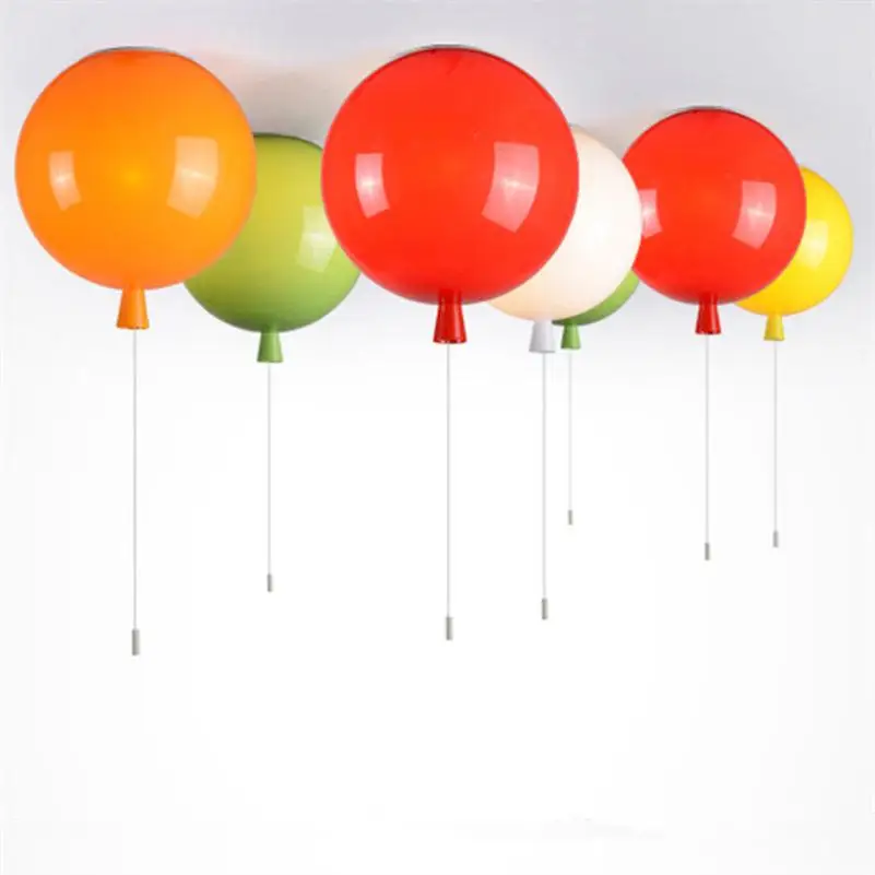 Красочные воздушные шары потолочные светильники детская комната уютная лампа