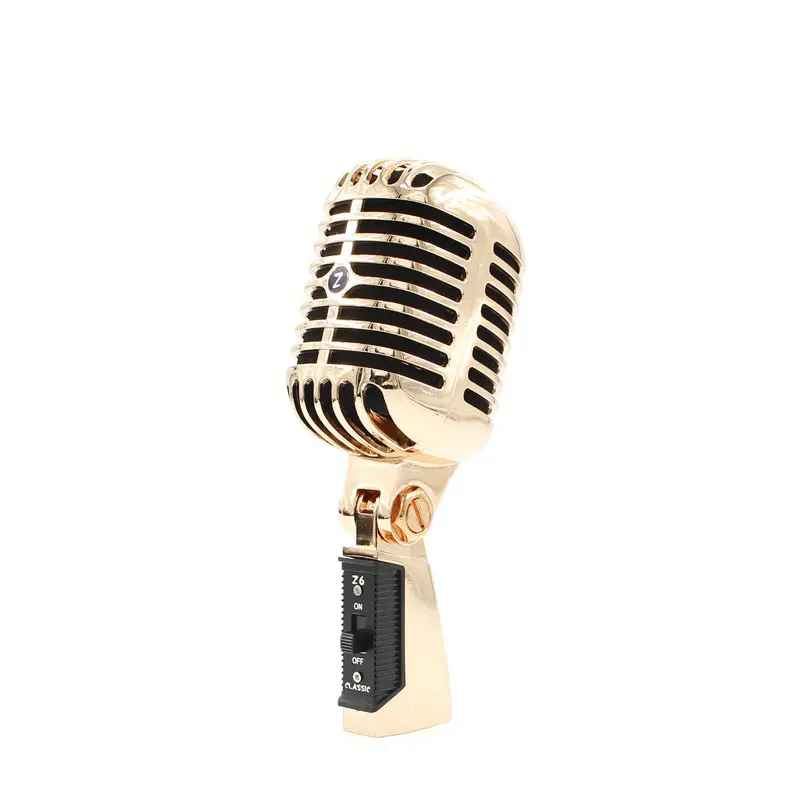 Professional Retro Microphone Speaker Jazz/blues With Metal Mesh Classic Dynamic Wedding Booth Mic |