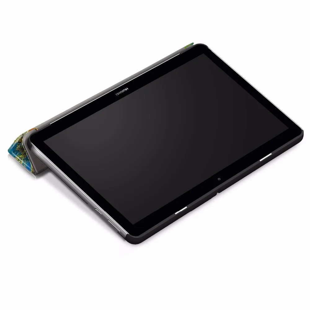 Умный чехол для Huawei Mediapad T3 10 9 6 AGS L09 L03 Модный планшета из искусственной кожи с