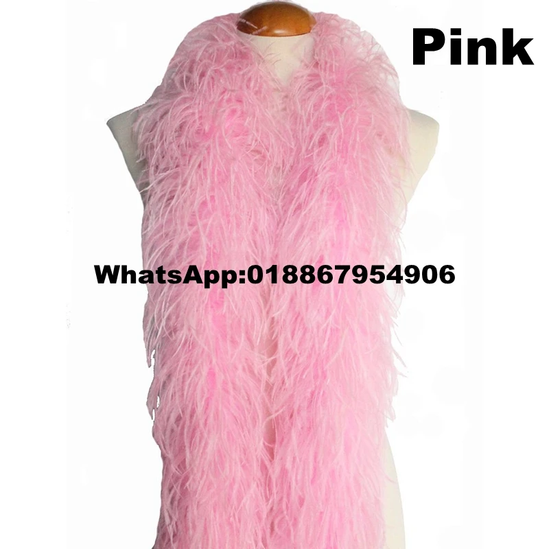 8 слоев толщиной фиолетового цвета окрашенное страусиное перо боа 5 шт./лот