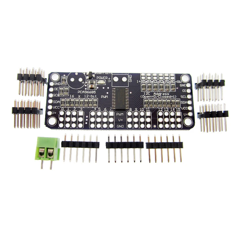 Сервопривод 16 каналов 12-битный PWM/сервопривод Driver-I2C интерфейс PCA9685 или защитный