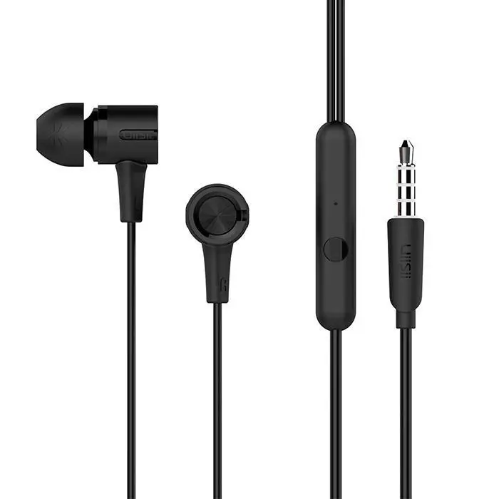 Проводные наушники вкладыши с микрофоном гарнитура для смартфона совместимая