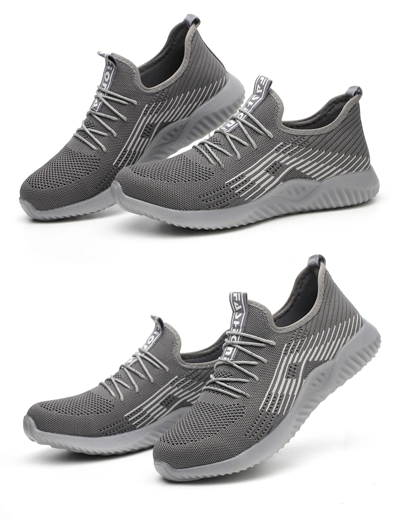 Рабочие ботинки мужские уличные со стальным носком камуфляжные с защитой от