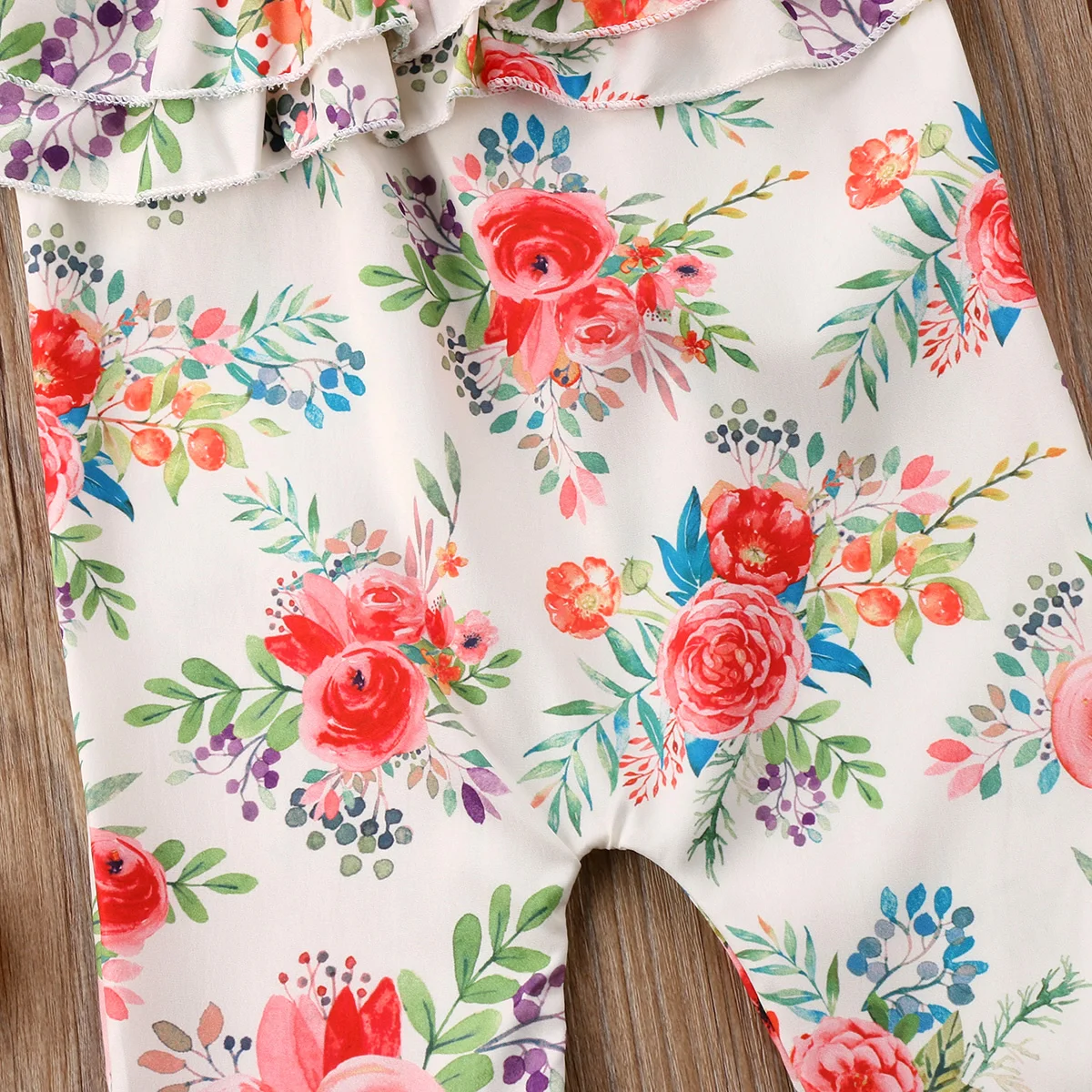 Emmababy 2018 Baby Girl Kid Romper Playsuit Toddler One Piece Floral Print Jumpsuit Outfit Clothes | Детская одежда и обувь