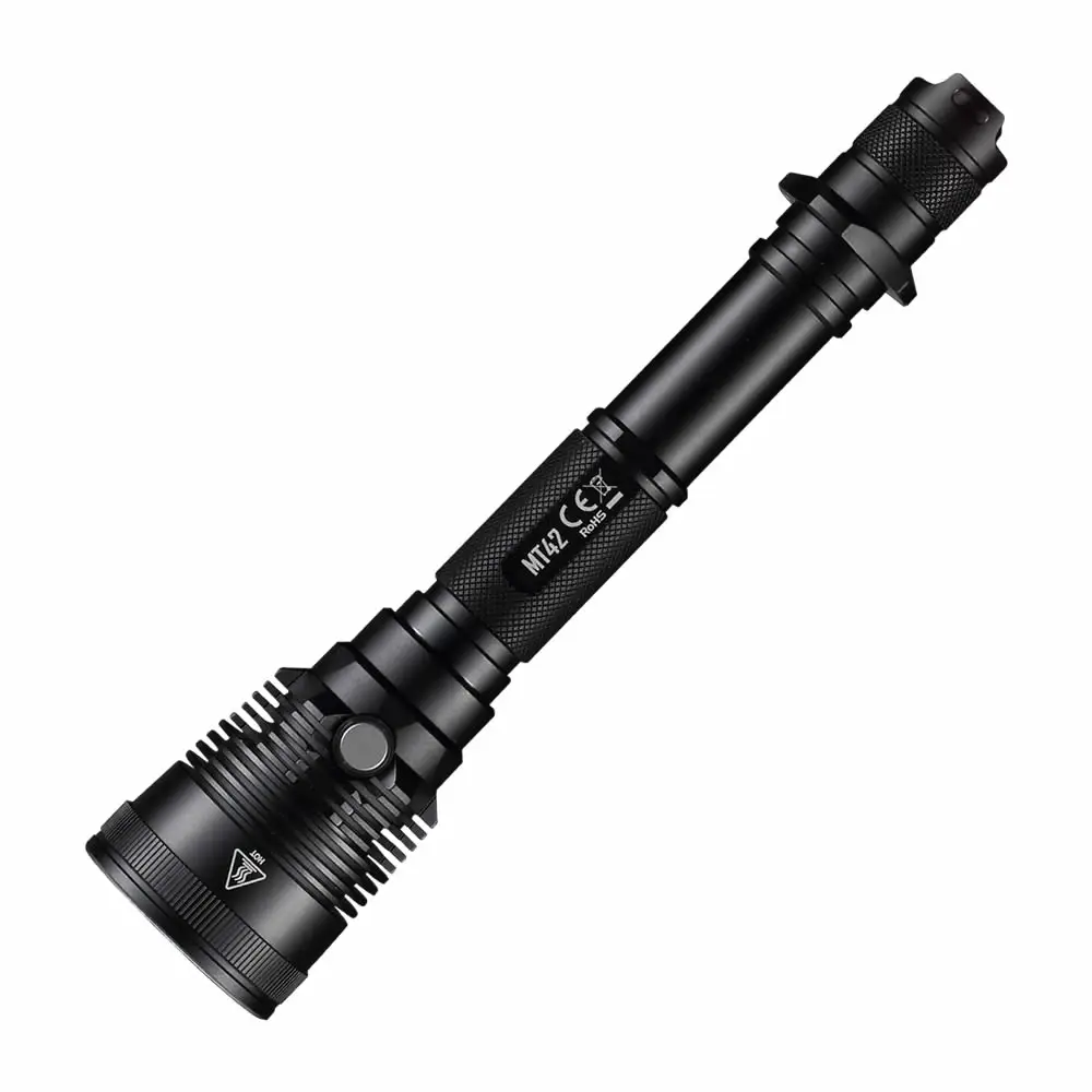 Бесплатная доставка 2018 Новый 1800 люмен MT42 CREE XHP35 HD 2x18650 охотничий фонарь без
