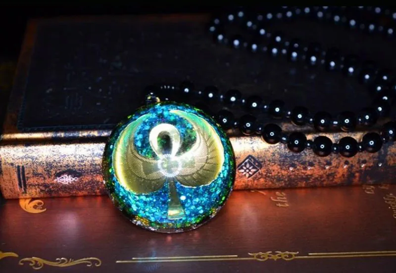 Аура рейки Orgonite энергетическая подвеска натуральный кристалл кулон ожерелье загадочная Смола чакра камень рост бизнес амулет C0096
