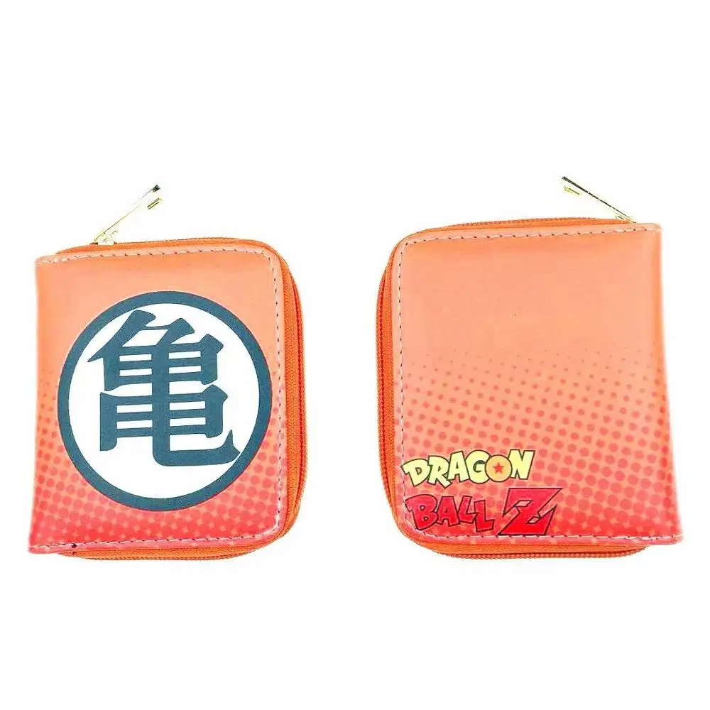 J Аниме Dragon Ball Z кожаный кошелек на молнии карты органайзер для монетницы кошельки подарки дети милый мультфильм мини кошелек - Цвет: J