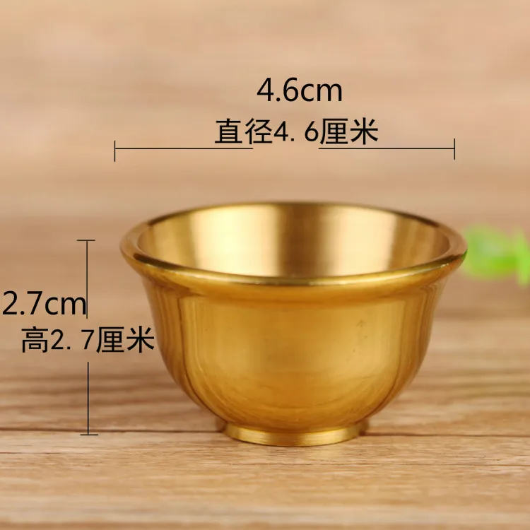 Предметы буддизма медная восьмерка для чашки вода святая чашка Будды | Дом и сад