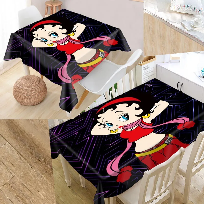 Shunqian Custom betty boop скатерть квадратная/прямоугольная для свадебного стола