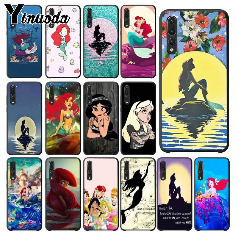 Чехол для телефона Yinuoda Little Mermaid аксессуары huawei p20 pro p20lite nova 3i mate20 proe чехол