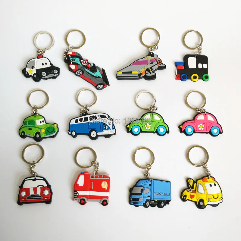 Бесплатная доставка 12 шт./Лот милый брелок из ПВХ для транспортировки подарок на