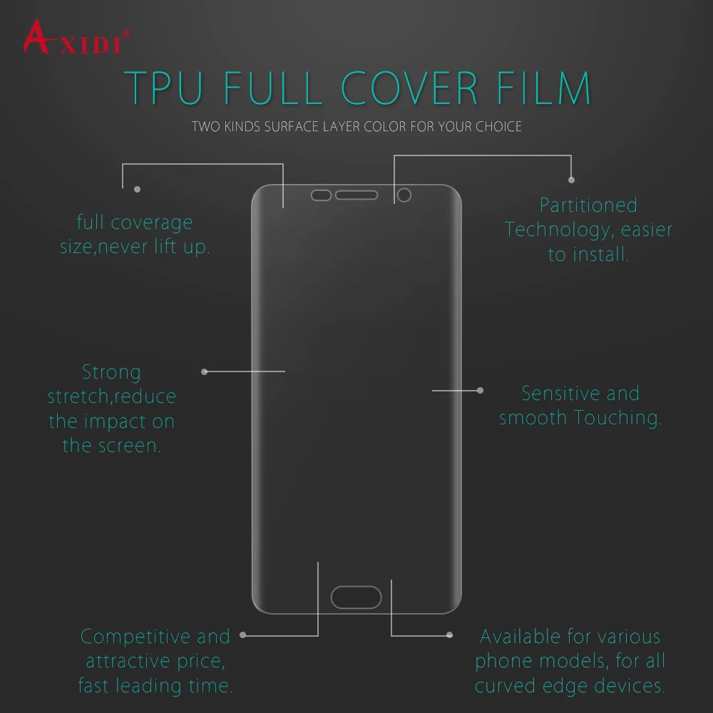 Nanoedge Экран Full Cover для Samsung Galaxy Note 5 ТПУ Стекло не закаленное покрытие кривой часть