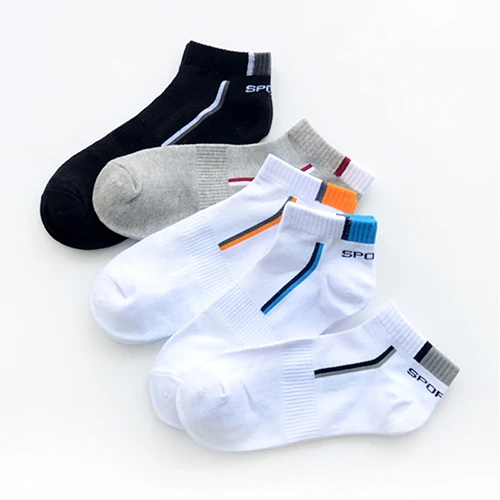 5 colors random Z Мужские хлопковые носки Harajuku скейтборд хип-хоп клен носки с листьями для Для мужчин уличные женские короткие носки 5 пар/лот - Цвет: 5 colors random Z