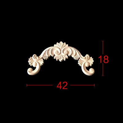 

Carved Wood Appliques for Furniture Wood Carved Applique Miniature Figurine Vintage Furniture Craft Decor Decoration Accessories
