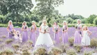Платье-макси для подружки невесты, шифоновое платье-трансформер с запахом, пастельные платья лаванды, 2019
