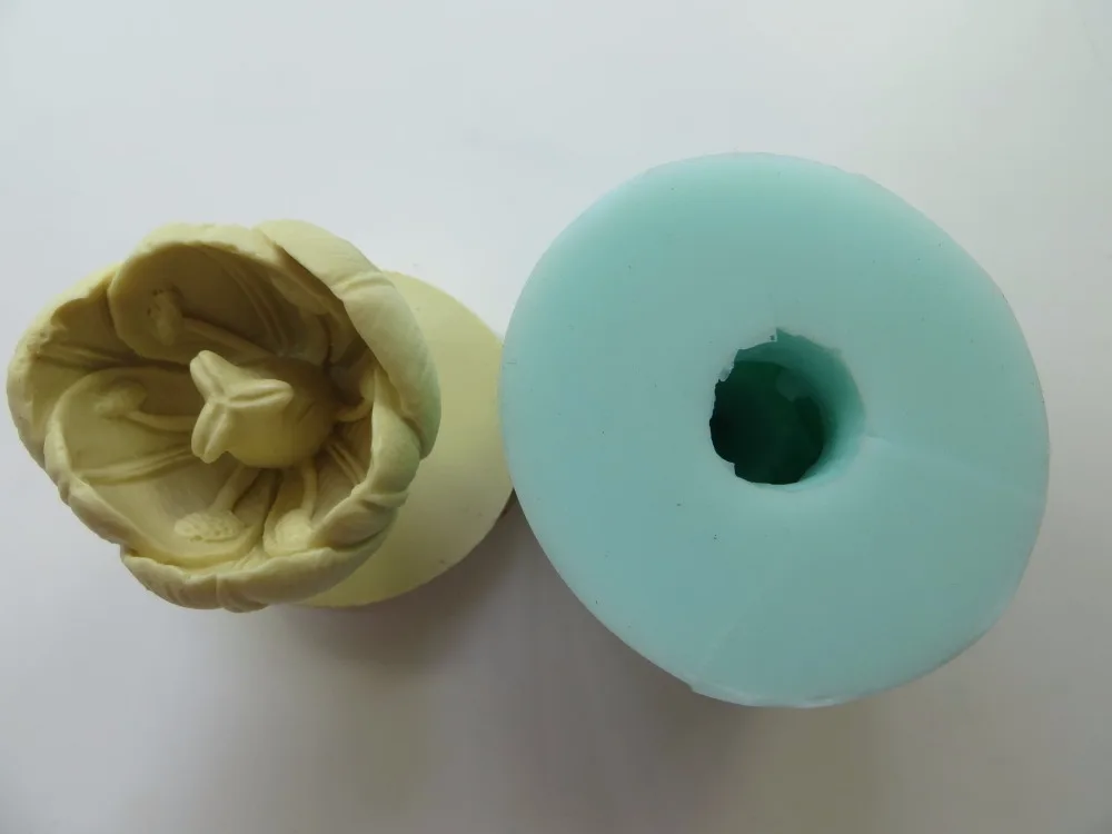 PRZY HC0018 Весенняя форма для цветов 3d силиконовые формы тюльпанов свечей помадки