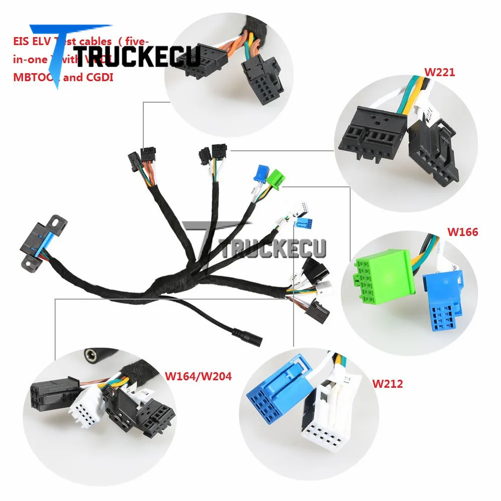 Тестовые кабели VVDI EIS ELV для инструмента MB BGA и CGDI Prog 5 в 1 (W204 W212 W221 W164 W166)|Кабели