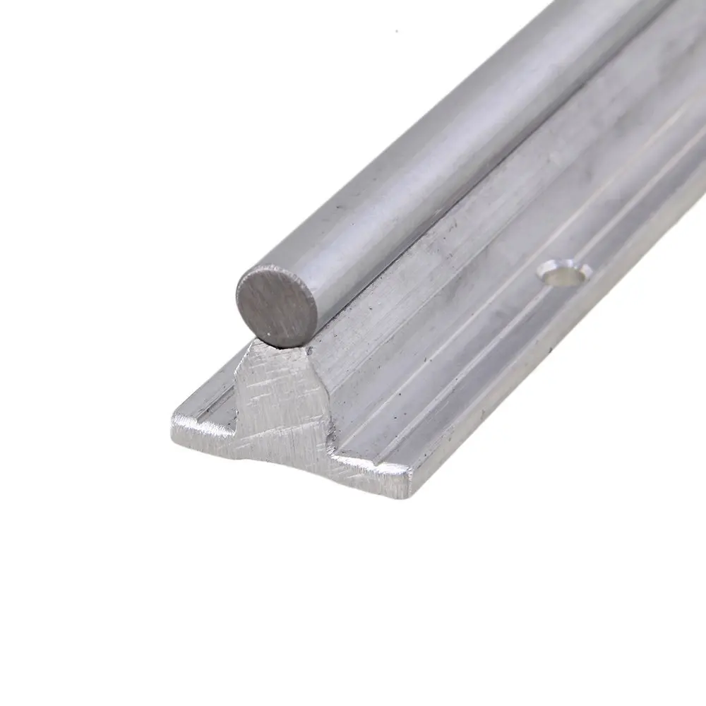 Серебряный Открытый роликовый подшипник скользящий блок и L200 мм SBR10 линейная