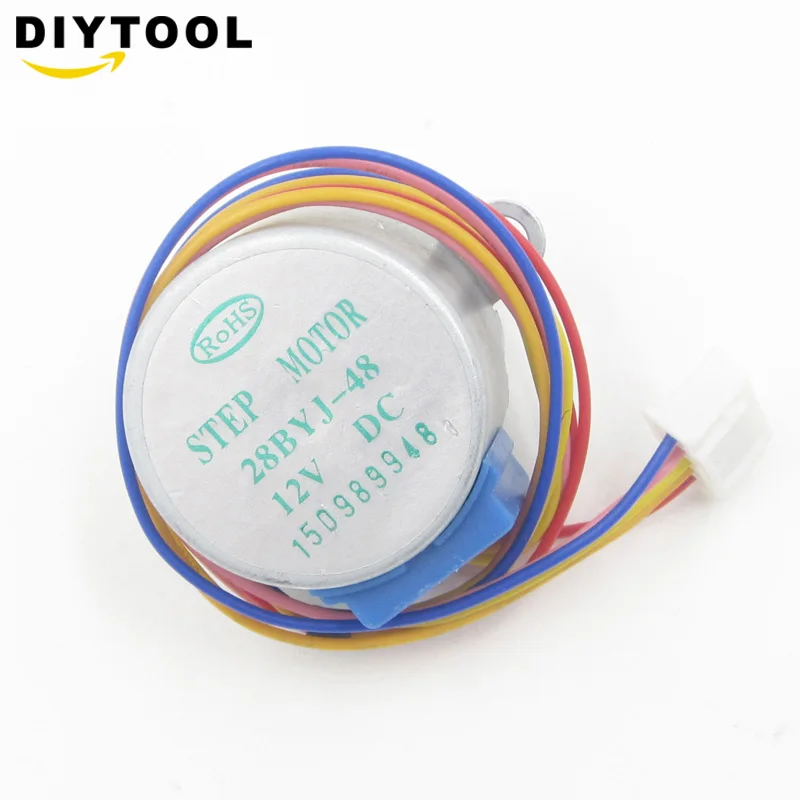 28BYJ 48 DC 12V уменьшения шаг Шестерни шаговый двигатель 4 этап 28byj 28byj48 для arduino Diy
