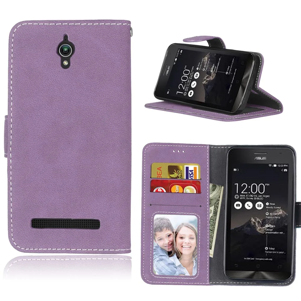 Чехол для ASUS ZenFone C ZC451CG Z007, 4,5 дюйма, чехол для Zenfone C+, бесплатный подарок, флип-чехол-кошелек, сумка для Asus ZenFone C ZC451CG