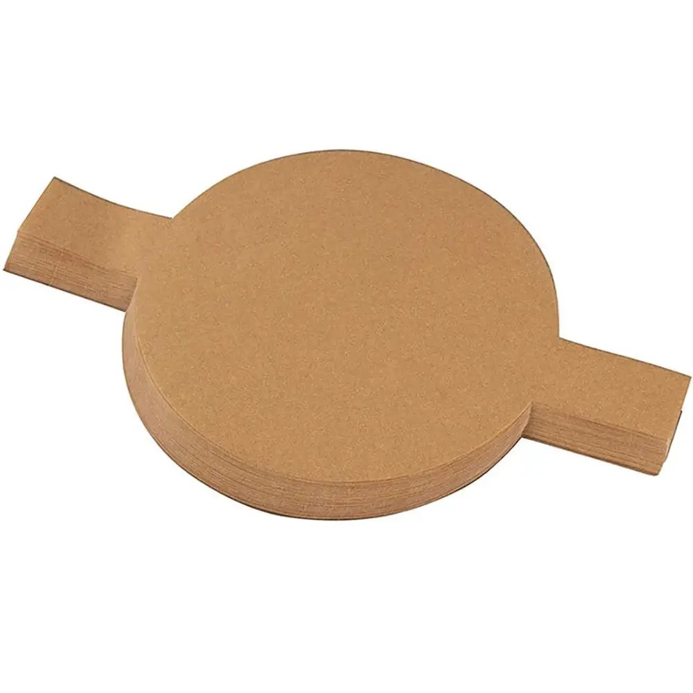 Wood Color-8inch Выпечки Бумага 100 штук 6/8/9 дюймов пергамента для барбекю Бумага с антипригарным покрытием патронов Бумага выпечки с кекса гильзы - Цвет: Wood Color-8inch