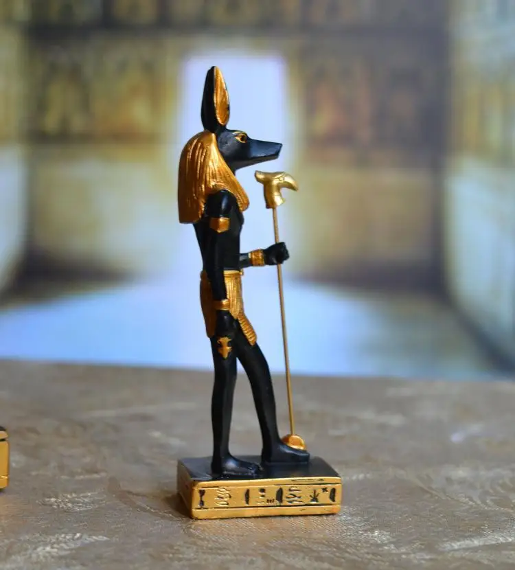 Мумия возвращается древних египетских идолов Anubis украшение "Собака" Horus Patronos туристические сувениры счастливые украшения фигурки ремесла