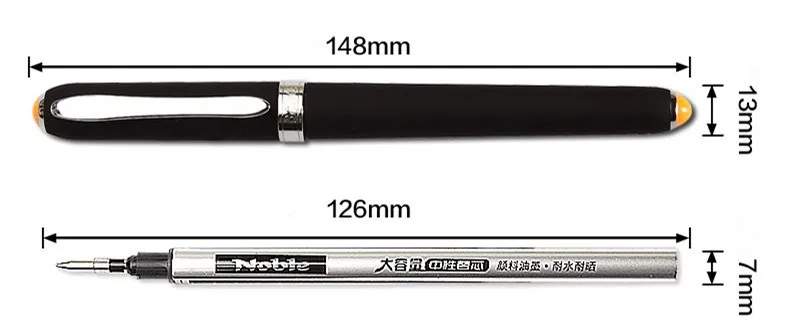 Baoke PC2098, высокой емкости матовые ручки, бизнес-pen, гелевая ручка, чернила 0.5 мм(добро пожаловать в наш магазин