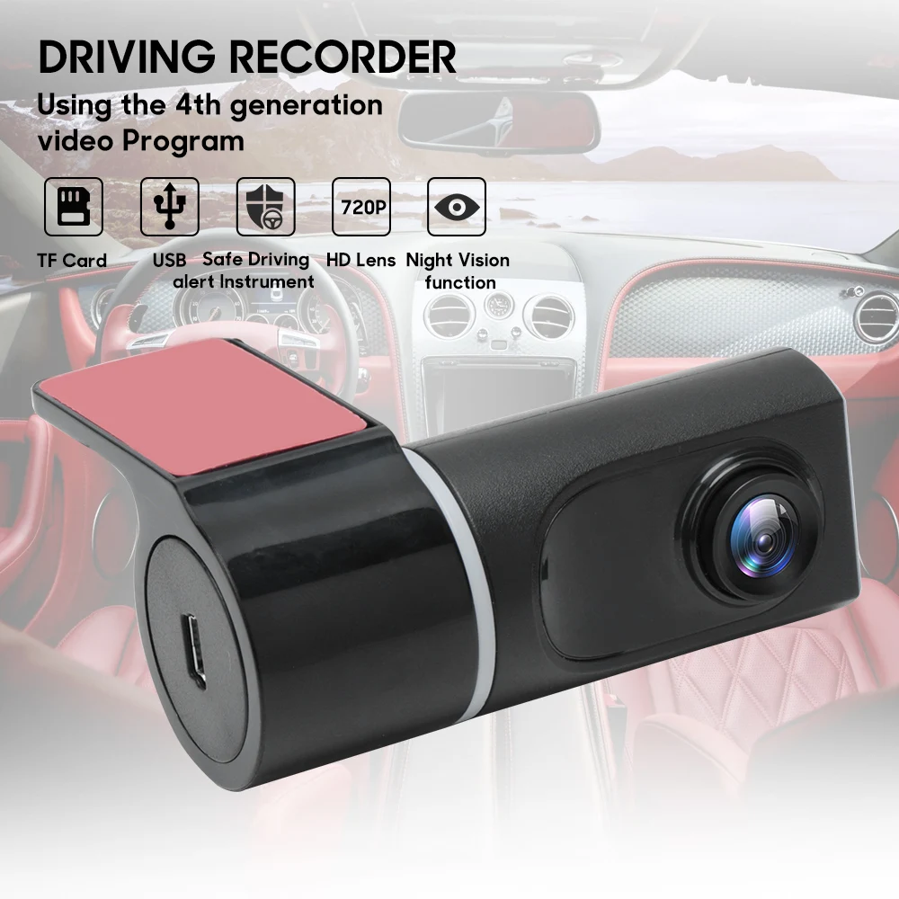 USB автомобильный видеорегистратор камера видео рекордер ADAS Full HD 720P широкоугольный объектив тире камера для Android 6,0 8,0 автомобильный DVD Мониторинг Поддержка