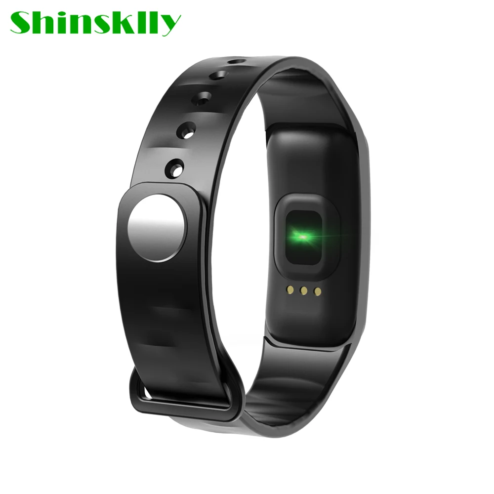 Смарт-браслет C18 измерение кровяного давления цветной экран монитор сердечного