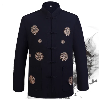 Мужская футболка с длинным рукавом круглая фигура Dragon Tang|art book|art teethart set wooden box |