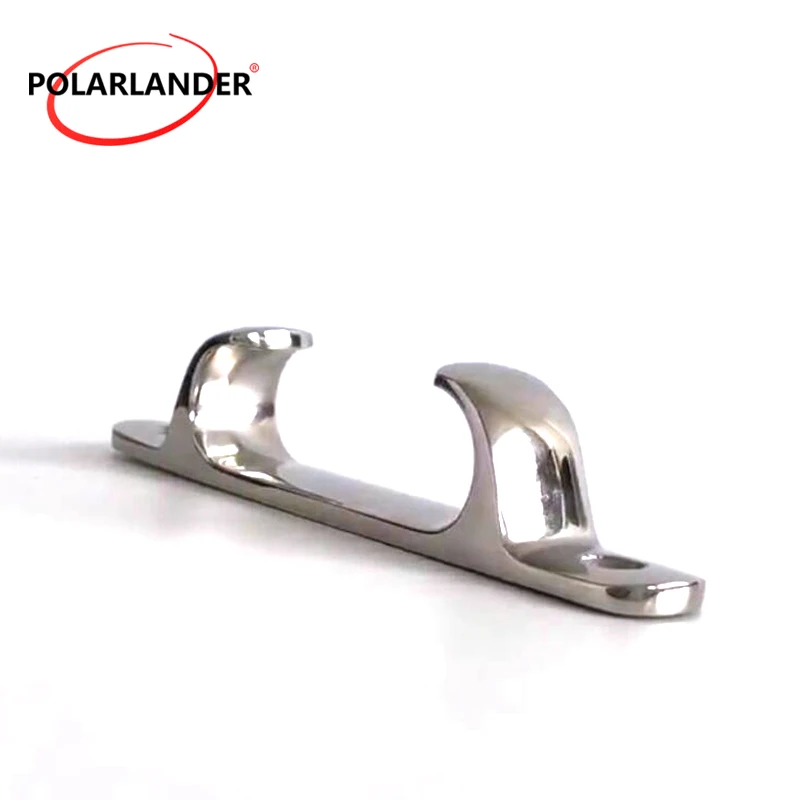 

5" inch Marine Stainless Steel Sailing Line Cleats Straight 125mm Rowing Boats Bow Chock Boat Marine Accessories
